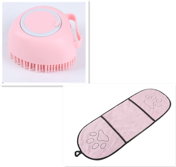 Hot Silicone Dog Bath Brush